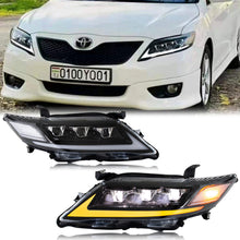 Load image into Gallery viewer, inginuity time LED Lexus Triple Beams Headlights for Toyota Camry 2010 2011 Start-up Animation Sequential Indicator Front Lamps Assembly
