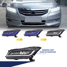 Load image into Gallery viewer, inginuity time LED Sequential Headlight For Honda Accord 8TH GEN 2008-2013 Start-up Animation Front Lamp
