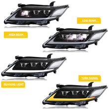 Load image into Gallery viewer, inginuity time LED Lexus Triple Beams Headlights for Toyota Camry 2010 2011 Start-up Animation Sequential Indicator Front Lamps Assembly
