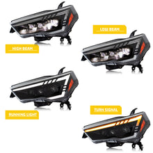 Cargar imagen en el visor de la galería, inginuity time LED Headlights for Toyota 4Runner 2010-2023 Sequential Front Lamps Animation
