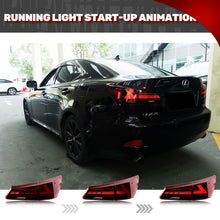 Cargar imagen en el visor de la galería, iniginuity time LED Tail Lights for Lexus IS250 IS350 ISF 2006-2013 Sequential Start Up Animation Rear Lamp
