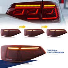 Load image into Gallery viewer, inginuity time LED Tail Lights for VW Volkswagen Jetta 2015 2016 2017 2018 Start Up Animation Sequential Indicator Rear Lamp Assembly
