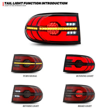 Load image into Gallery viewer, inginuity time LED Tail Lights for Toyota FJ Cruiser 2007-2014 Start-up Animation DRL Sequential Indicator Rear Lamp Assembly
