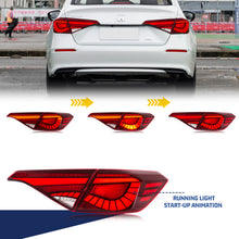 Cargar imagen en el visor de la galería, inginuity time LED Tail Lights for Honda Civic 2022 2023 11Th GEN Sedan Rear Lamps With Start-up Animation Sequential Signal Taillights Accessary
