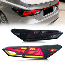 Cargar imagen en el visor de la galería, inginuity time Nike LED Tail Lights for Toyota Camry 2018 2019 2020 2021 2022 Rear Lamps Start Up Animation DRL Brake Turn Signal Assembly
